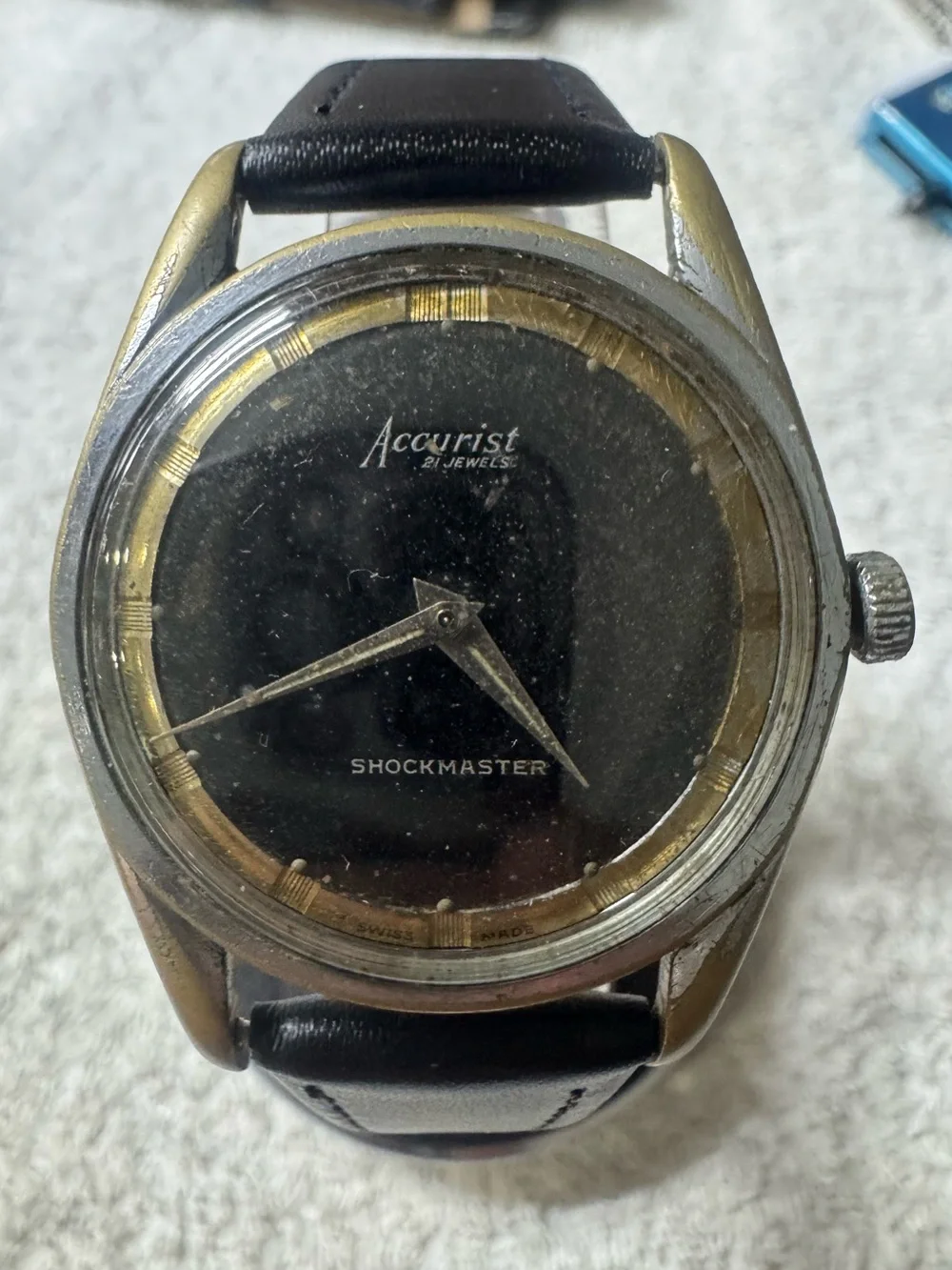 Shockmaster Men's Black Dial Watch